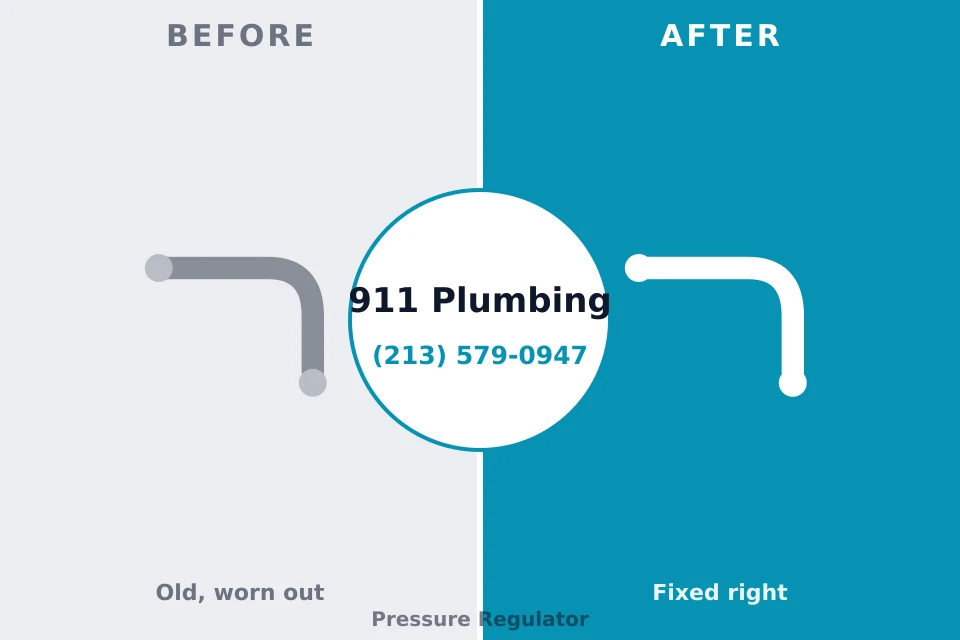 Before and after: plumbing repair Wilhoit, AZ